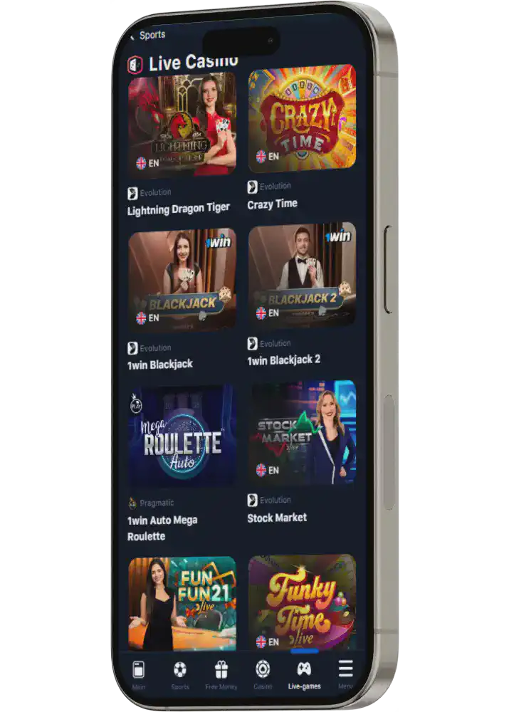 1win casino app